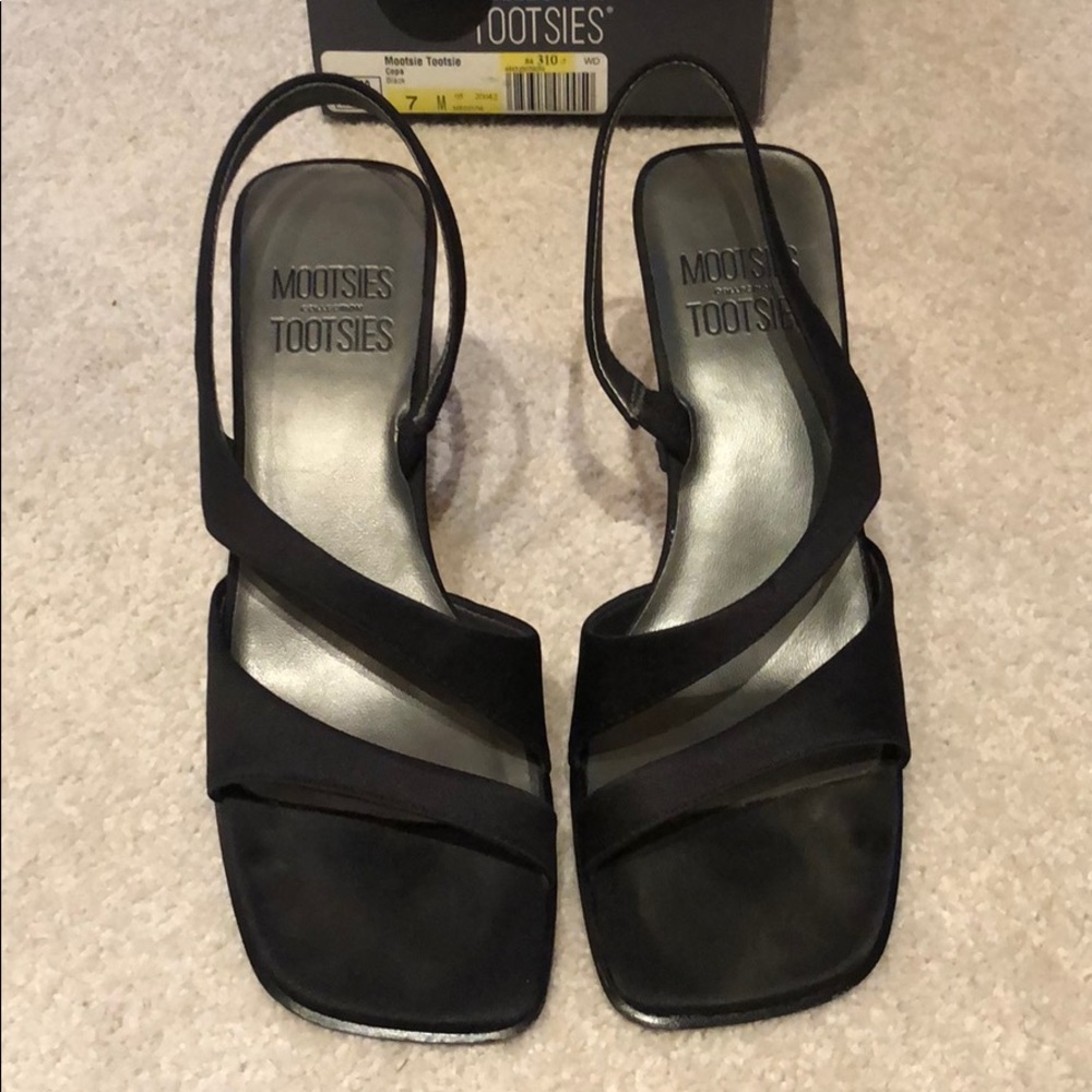 Strappy Square Heels